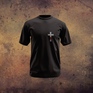 Crna majica sa križem